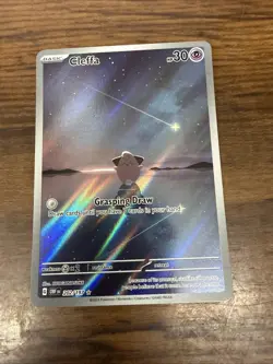 Cleffa 202/197 SV03: Obsidian Flames Illustration Rare Pokemon Card NM - Image 1