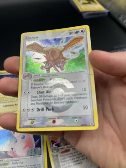 Pokemon Reverse Holo Card Lot of 4 Holo Rare, Early 2000s Legend Maker Crystal - Image 4