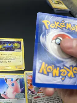 Pokemon Reverse Holo Card Lot of 4 Holo Rare, Early 2000s Legend Maker Crystal - Image 5