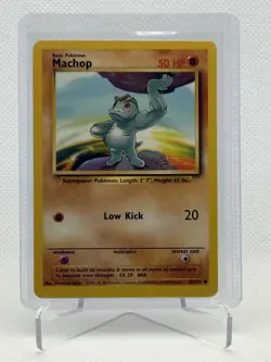 NM Near Mint - Machop 52/102 - Base Set - Pokemon TCG - 1999 - Image 1