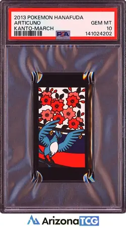 Pokemon 2013 Articuno Kanto-March Pokemon Hanafuda GEM MINT PSA 10 - Image 1