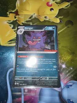 Pokemon Gengar #050 Holo Rare Perfect Order GameStop Promo FACTORY SEALED FOIL - Image 1