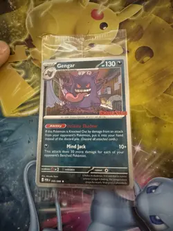 Pokemon Gengar #050 Holo Rare Perfect Order GameStop Promo FACTORY SEALED FOIL - Image 3