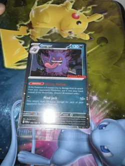 Pokemon Gengar #050 Holo Rare Perfect Order GameStop Promo FACTORY SEALED FOIL - Image 4