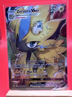Pokemon TCG - Zeraora VMAX GG42/GG70 Crown Zenith Galarian Gallery Ultra Rare - Image 1