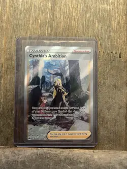 Pokemon TCG Cynthia's Ambition GG60 Crown Zenith Trainer Gallery Card - Image 1