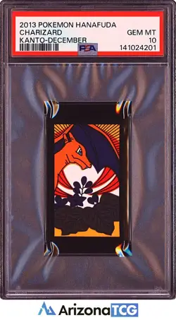 Pokemon 2013 Charizard Kanto-December Pokemon Hanafuda GEM MINT PSA 10 - Image 1