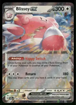 Blissey ex - 134/167 Double Rare Holo NM Pokemon SV06: Twilight Masquerade - Image 1