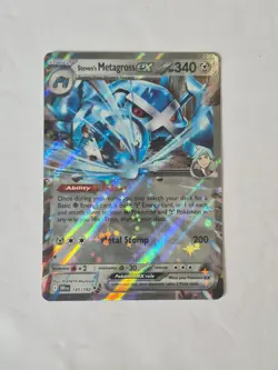 Steven's Metagross ex 145/182 Double Rare Destined Rivals Pokemon Holo Near Mint - Image 1