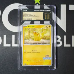 Pikachu Pokemon Card #214 Black Star Promo Illustration Contest CGC Pristine 10 - Image 1