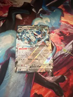 Pokemon TCG Steven's Metagross EX 145/182 Double Rare Destined Rival NM - Image 1