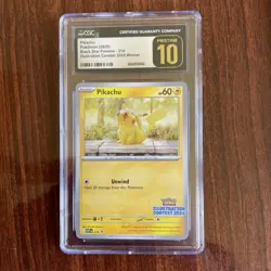 Pokemon TCG Pikachu Illustration Contest 2024 CGC Pristine 10 +bonus Surprise - Image 1