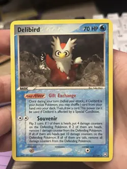Delibird 21/109 Rare Team Rocket Returns NM/LP Pokemon Card Yuka Morii - Image 1