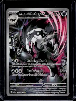 2026 Pokemon Ascended Heroes Galarian Obstagoon Illustration Rare #245/217 - Image 1