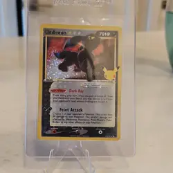 Umbreon Star Celebrations Classic 17/17 Holo Pokemon Card someone submit to PSA - Image 1