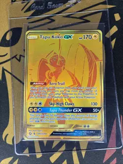 Pokemon TCG Hidden Fates Shiny Vault Tapu Koko GX SV93/SV94 NM Condition - Image 1