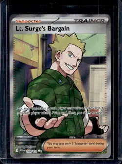 2025 Pokemon Mega Evolution Lt. Surge's Bargain Ultra Rare #170/132 - Image 1