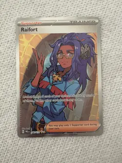 Raifort 142/131 Full Art Trainer Prismatic Evolutions Secret Rare Pokemon TCG NM - Image 1