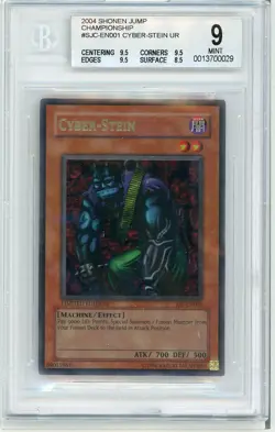 Cyber-stein SJC-EN001 Ultra Rare Prize Card Yugioh BGS 9 Silver *029 - Image 1