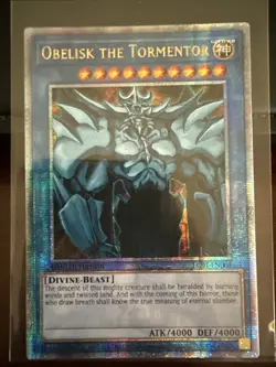 Yu-Gi-Oh! TCG Obelisk the Tormentor (Quarter Century Secret Rare) - Legendary... - Image 1