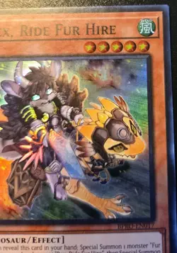 Rex, Ride Fur Hire BPRO-EN017 1st Edition Super Rare Burst Protocol Yu-Gi-Oh! - Image 3