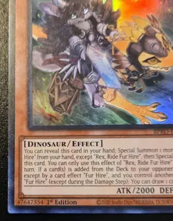 Rex, Ride Fur Hire BPRO-EN017 1st Edition Super Rare Burst Protocol Yu-Gi-Oh! - Image 4