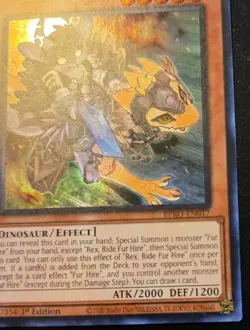 Rex, Ride Fur Hire BPRO-EN017 1st Edition Super Rare Burst Protocol Yu-Gi-Oh! - Image 5