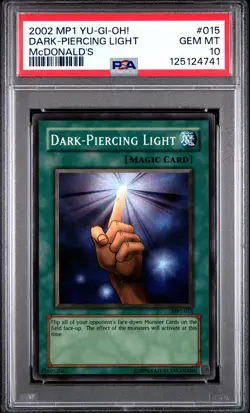 Dark-piercing Light MP1-015 Mcdonald's Super Rare Yugioh PSA 10 *741 - Image 1