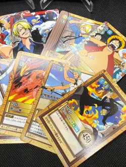 One Piece Carddass Hyper Battle Straw Hat Crew Lot 12 cards excellent condition - Image 4