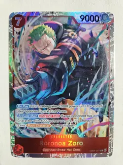 One Piece Roronoa Zoro EB04-007 SR ENGLISH OP15 Adventure on Kami’s Island - Image 1