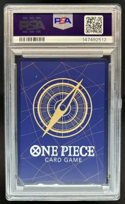2026 One Piece Azure Sea's Seven Dracule Mihawk Manga Alt Art #OP14-119 PSA 10 - Image 2