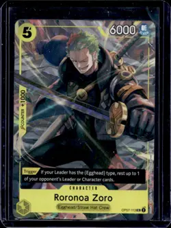 2025 One Piece Illustration Box Vol.3 Roronoa Zoro Promos #OP07-113 - Image 1
