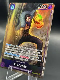 One Piece Kingdoms of Intrigue Crocodile OP04-060 Alternate Alt Art NM/LP - Image 3
