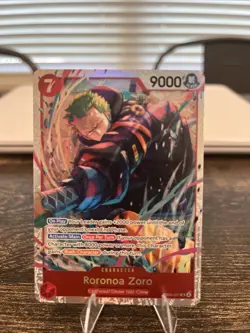 One Piece Roronoa Zoro EB04-007 SR ENGLISH OP15 Adventure on Kami’s Island - Image 1