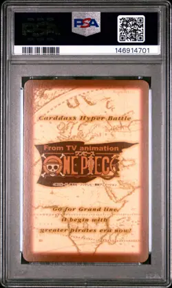 2001 ONE PIECE CARDDASS HYPER BATTLE GRAND LINE COMPILATION 1 #C407 SANJI PSA 10 - Image 2