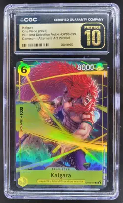 2025 ONE PIECE KALGARA ALT ART OP08-099 CGC 10 PRISTINE A PT - Image 1