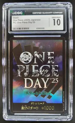 2025 ONE PIECE JP DON!! ONE PIECE DAY '25 CGC 10 A PT - Image 1