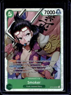 2025 One Piece Royal Blood OP10 Smoker Super Rare #OP10-030 - Image 1