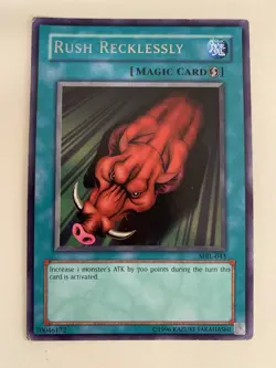 Rush Recklessly MRL-043 Unlimited Yugioh! Yu Gi Oh! Rare - Image 1