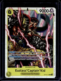 2025 One Piece Royal Blood OP10 Eustass"Captain"Kid Super Rare #OP10-112 - Image 1