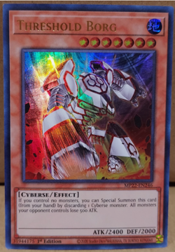 YuGiOh! - Threshold Borg - MP22-EN246 - Ultra Rare - 1st Ed - NM/M - Image 1