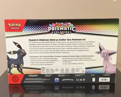 Pokemon Prismatic Evolutions Premium Figure Collection Umbreon Espeon Sealed - Image 5