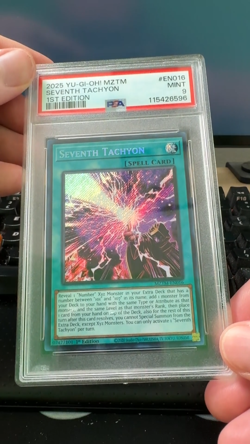 PSA 9 Yugioh Seventh Tachyon MZTM-EN016 Secret Rare 1st Edition - Image 2