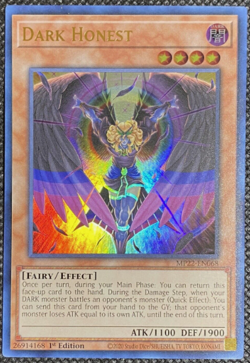 YuGiOh! - Dark Honest - MP22-EN068 - Ultra Rare - 1st Ed - NM/M - Image 1