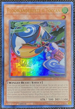 YuGiOh! - Floowandereeze & Toccan - MP22-EN197 - Ultra Rare - 1st Ed - NM/M - Image 1