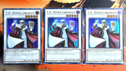 YuGiOh! 3x T.G. Hyper Librarian RA02-EN027 1st Edition NM UR Playset - Image 1