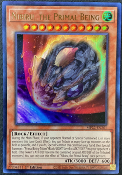 YuGiOh! - Nibiru, the Primal Being - MP22-EN261 - Ultra Rare - 1st Ed - NM/M - Image 1
