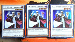 YuGiOh! 3x T.G. Hyper Librarian RA02-EN027 1st Edition NM SUR Playset - Image 1