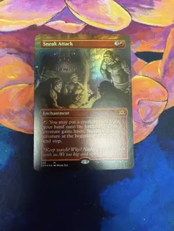 Sneak Attack - Foil Extended Art Promo 2XM NM MTG, #348 - Image 1