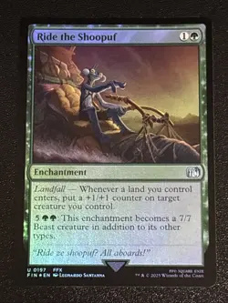 MTG Final Fantasy Ride the Shoopuf Foil 0197 NM - Image 1